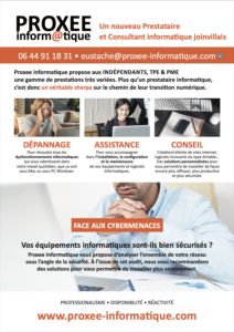 flyer - Proxee Informatique